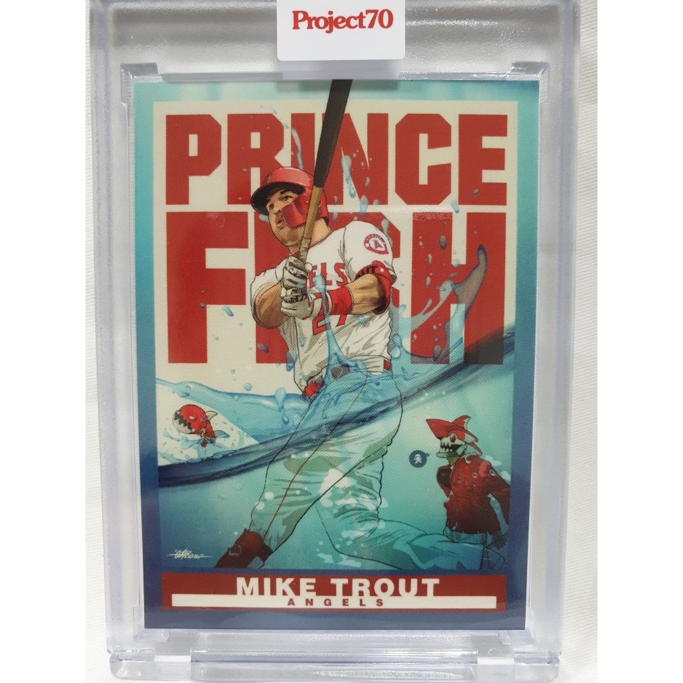탑스 프로젝트 마이크 트라웃 Topps PROJECT 70 MIKE TROUT LA 엔젤스 메이저리그 MLB 야구 스포츠 카드  1개