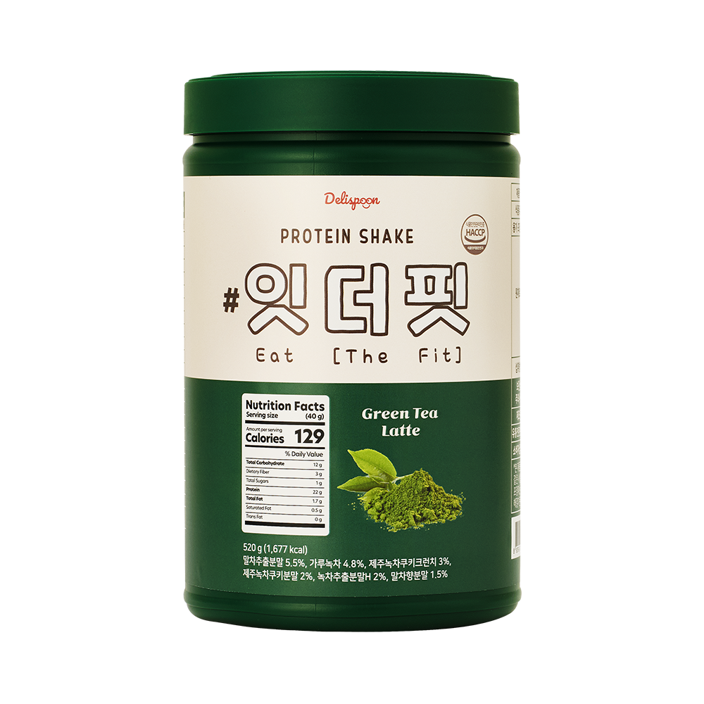 오그래 잇더핏 단백질 쉐이크 녹차라떼, 520g, 1개