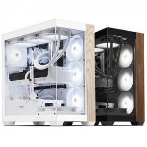 darkFlash DS900 ARGB 강화유리 (블랙 우드)