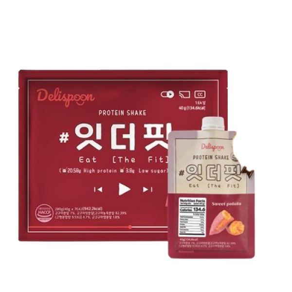 오그래 잇더핏 단백질 쉐이크 파우치 고구마 40g, 7포, 1개