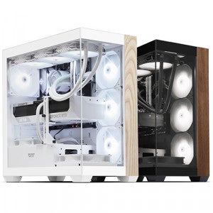 darkFlash DS900 ARGB 강화유리 (블랙 우드)