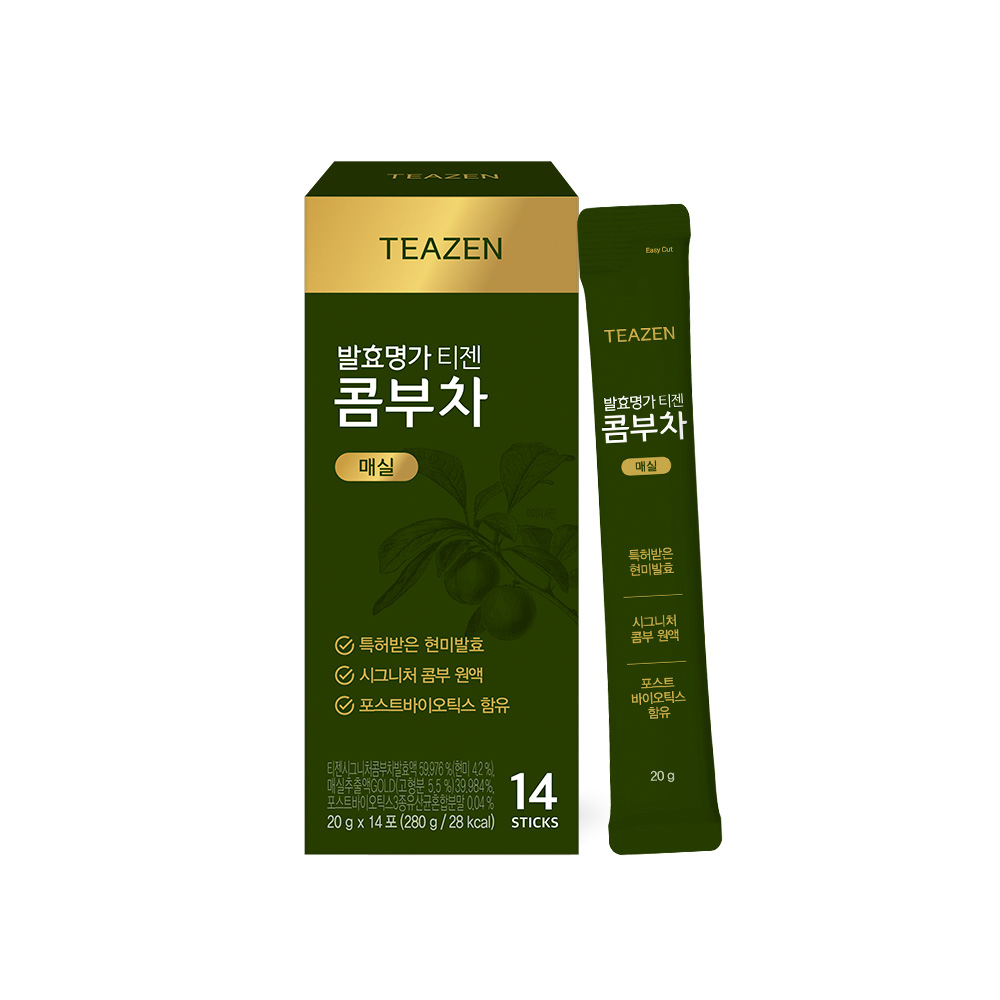 웰파인 티젠 콤부차 매실 액상