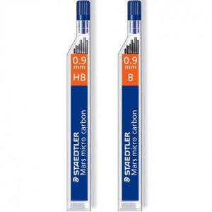 1500 스테들러 마스 샤프심 250 09 0.9mm 1통 (12본) - 종류선택