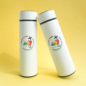 25희망의 순례자들_희년 화이트(무광) 텀블러 물병 천주교성물