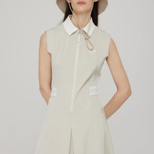 보스골프 썸머 우븐 원피스 WOMAN ALMOND MILK