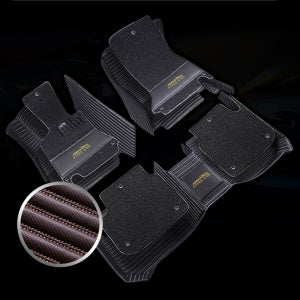 2025 제네시스 GV80 매트 카본 풀커버 이중 실내 매트