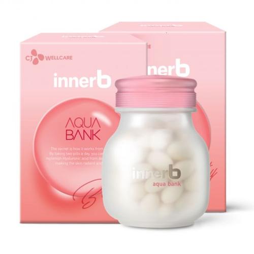 <b>CJ웰케어</b> 이너비 아쿠아뱅크 <b>히알루론산</b> 56캡슐 x2통 GW718098