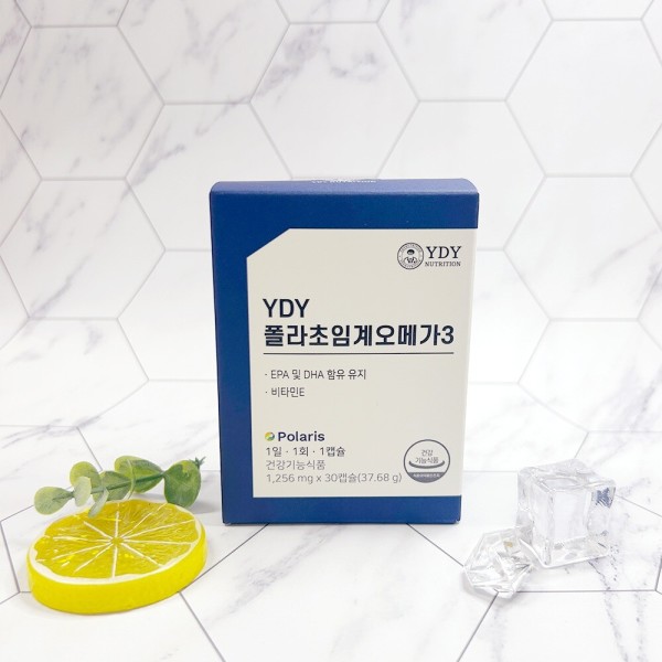 와이디와이 <b>YDY</b> 폴라 초임계 오메가3 폴라리스 1256mg x 30개입 in