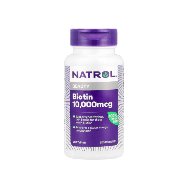 <b>나트롤</b> <b>나트롤</b> <b>뷰티</b> 비오틴 10000mcg <b>헤어</b> <b>스킨</b> <b>네일</b> 200정 (200일분)