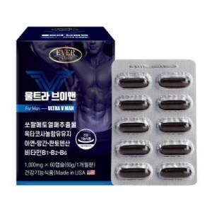 <b>에버그린</b> <b>에버그린</b> 울트라 브이맨 1000mg x 60캡슐