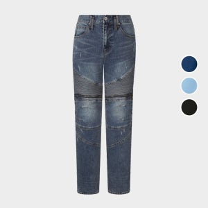 [롯데백화점] 버커루 남성 바이커 데님팬츠 청바지 B245DP277P LE1219327327