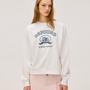 [드파운드] artwork sweatshirt - white EP8JXX01115