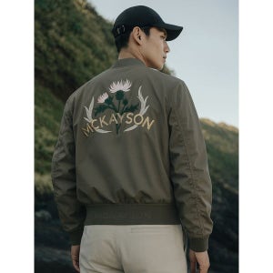 [맥케이슨]  남성 시그니처 씨슬 블루종 자켓 샌드베이지 MDM1JP601SBE