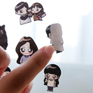 칼선 누끼 무료 띠부띠부씰 제작, 가을아트