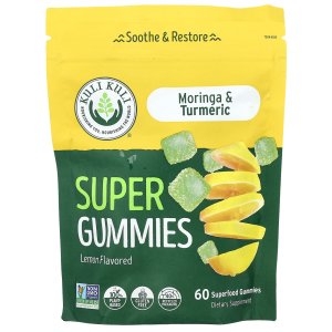 <b>Kuli Kuli</b> Super Gummies Moringa  Turmeric Lemon 60 Superfood Gummies