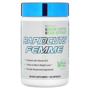 <b>올맥스</b> ALLMAX RAPIDCUTS Femme Green Coffee Bean Extract 1000 mg 60 Capsules