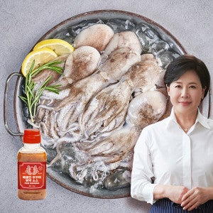 (현대홈쇼핑)박정수 올바른가 자연산 손질 통 주꾸미 100마리+볶음소스 1개