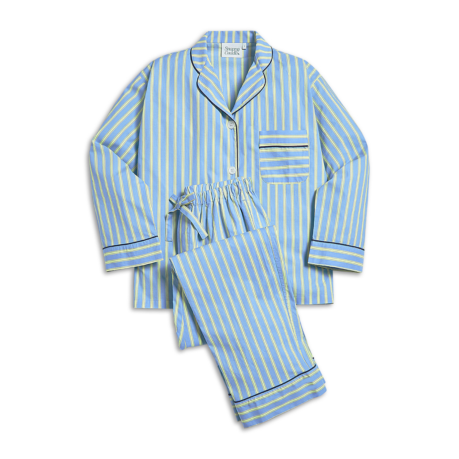 [현대백화점 중동점] [스내피커들] Chilling Stripe Pajama Set(Blue) 1000762