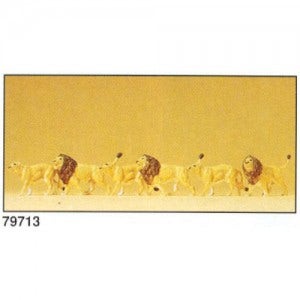 40500 프레이저 Preiser 동물모형 FSP79713 사자 1:160 (도색:6마리) - 미니어처 인체모형