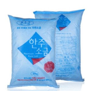 한주코리아 정제소금 한주소금 25kg 국산 100% 식품 정수 연수