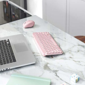 [로지텍] [로지텍코리아 공식] MX KEYS MINI 무선 블루투스 키보드 [로즈핑크]