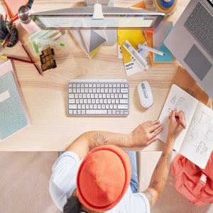 [로지텍] [로지텍코리아 공식] MX KEYS MINI 무선 블루투스 키보드 [페일그레이]