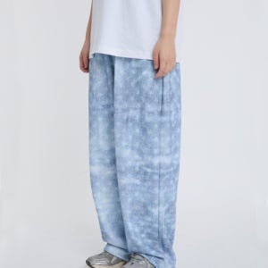 [이스케이프프롬] 별 연청 풀프린트 스웻팬츠 E251SP