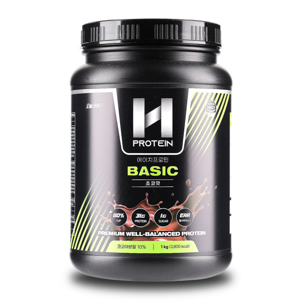 오늘의바디 에이치<b>프로틴</b> 베이직 초코맛 1000g 2개 <b>오아</b>코넷