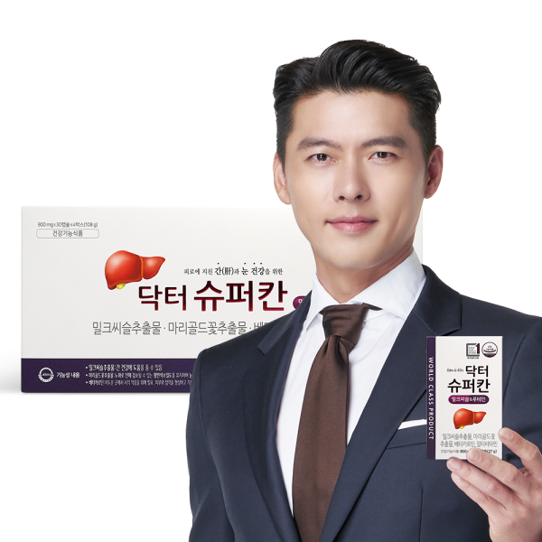 <b>에이치엘사이언스</b> 닥터 슈퍼칸 밀크씨슬 루테인 간영양제 4box