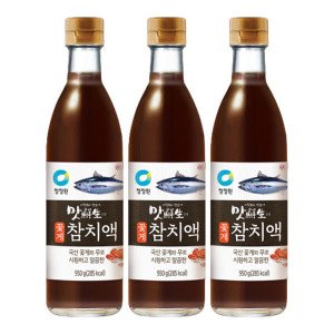 청정원 맛선생 꽃게 참치액 950g X3개