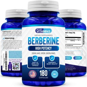 <b>위라이크비타민</b> 베르베린 Berberine 하이 포텐시 1200mg 180 베지캡슐