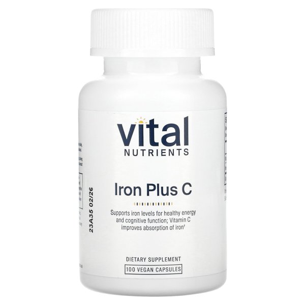 Vital Nutrients 아이언 플러스 C 베지 캡슐 100정