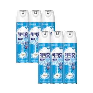 해피홈 해피홈 에어로솔 수성 무향 500ml 6개 /뿌리는모기약