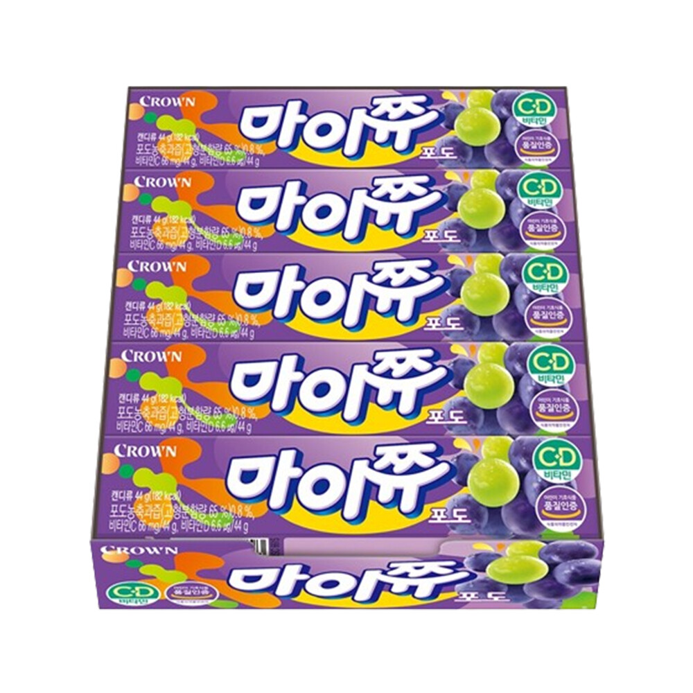 마이쮸 포도 스틱 트레이