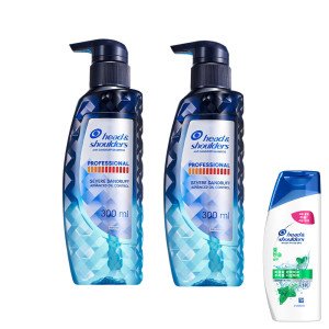헤드앤숄더 헤드앤숄더 프로페셔널 오일컨트롤 샴푸 300ml 2개 + 헤드앤숄더 쿨멘솔 샴푸 80ml 1개 증정