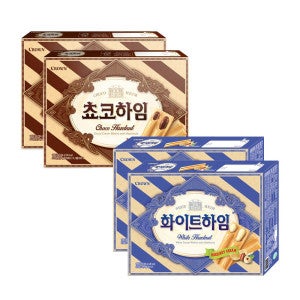 크라운 쵸코하임 284g 2개 + 화이트하임 284g 2개
