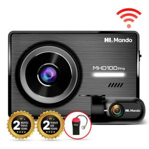 HL만도 만도 MHD100 WiFi 2채널 블랙박스 32G 셀프장착 풀HD(리더기)포함 초절전 ADAS 음성녹음 무상AS 2년 전국A/S