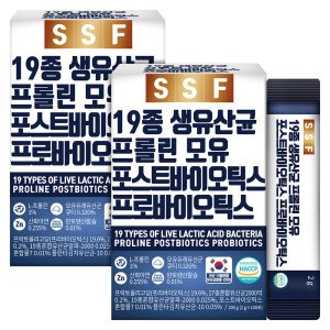 순수식품 프롤린 모유 유산균 포스트바이오틱스 2박스(200포) 19종 생유산균 프로바이오틱스