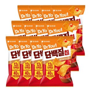닥터유 오리온 닥터유 단백질칩 칠리살사맛 60g x12입