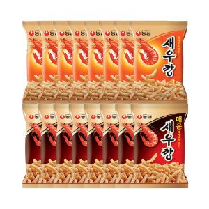 농심 새우깡 8봉 + 매운새우깡 8봉