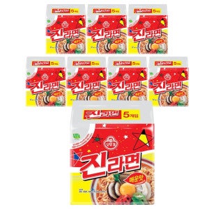오뚜기 오뚜기 진라면 매운맛 멀티팩(120g x 5개입) x 8팩(총40개입)