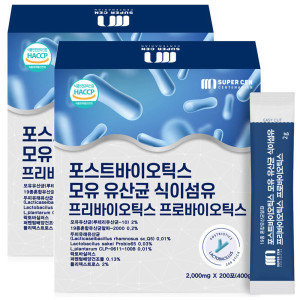 <b>슈퍼쎈</b> 포스트바이오틱스 프롤린 모유 유산균  이천억투입 400