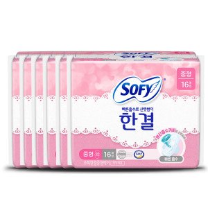 쏘피 쏘피 바디피트 한결 중형 16P x 6개