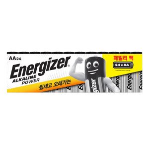 에너자이저 에너자이저 알카라인 패밀리팩 건전지 AA 24입
