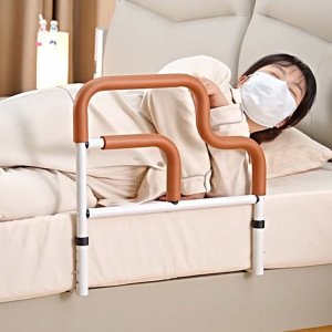 높이조절 가능 침대 낙상방지 안전가드 노인 낙상 방지 예방 침대 손잡이 칸막이 난간 가드 안전바 펜스