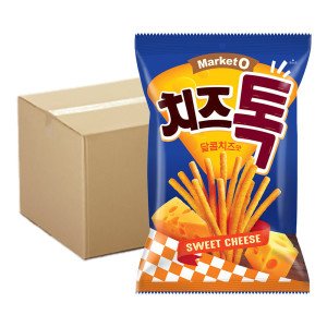 마켓오 오리온 마켓오 치즈톡 달콤치즈맛 80g x12개 (1박스)