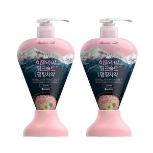 페리오 히말라야 핑크솔트 펌핑치약 플로럴 285g 2개