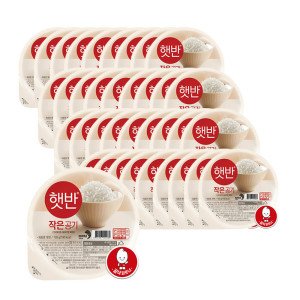 햇반 햇반 백미 작은공기 130g 36입
