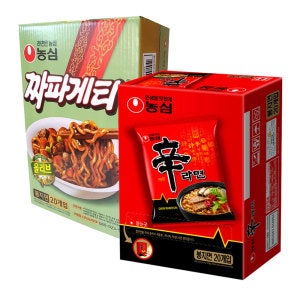 농심 올리브짜파게티20개+신라면20개