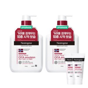 뉴트로지나 뉴트로지나 인텐스 리페어 시카 에멀젼 310ml 2개 + 뉴트로지나 시카 에멀젼 15ml 2개 증정